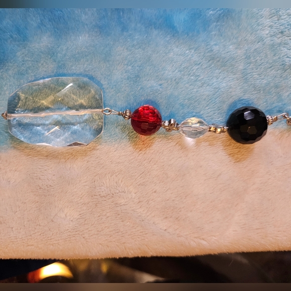 Glass Beaded Bag Charm - Picture 4 of 6